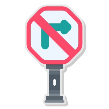 Otopark simgesi yok, izometrik biçim