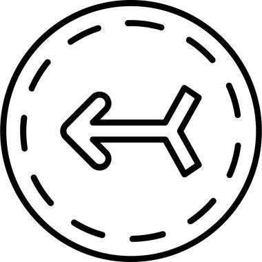 Yön. Web simgesi basit tasarım