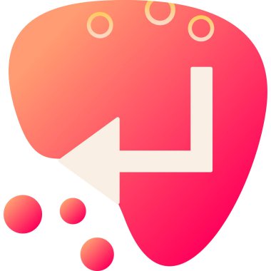 ok simgesi vektör illüstrasyonu