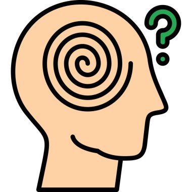 soru işareti simgesi, vektör illüstrasyonu