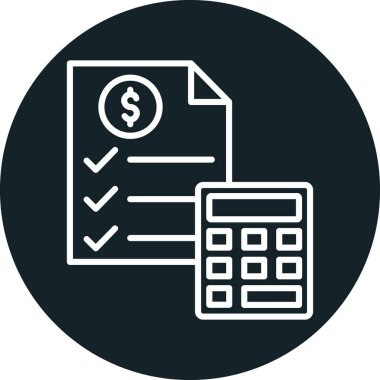 İş simgesinin vektör illüstrasyonu