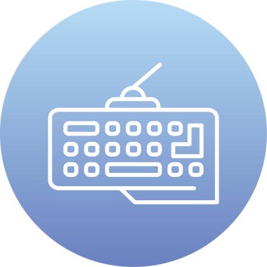 Bilgisayarın vektör illüstrasyon simgesi