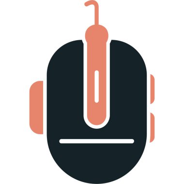 Bir elektrik süpürgesinin vektör illüstrasyonu