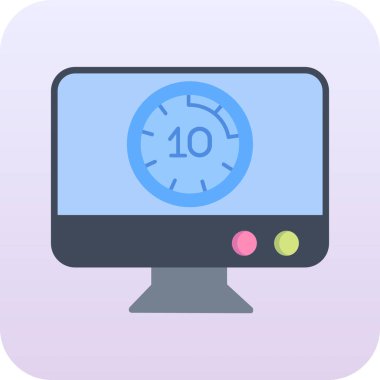 Modern bir simgenin vektör illüstrasyonu