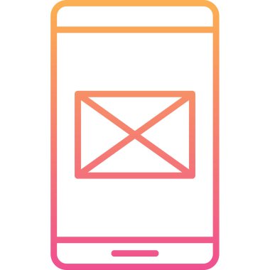 Mobil kutsal kişilerin resmi, vektör çizim