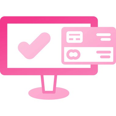 Kart simgesi, vektör illüstrasyonu