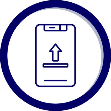 - Telefon. Web simgesi basit illüstrasyon