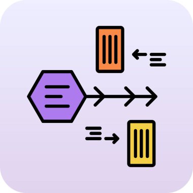 kod kod vektör simgesi