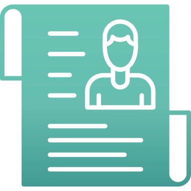 Düz dizaynlı insanların vektör simgesi.