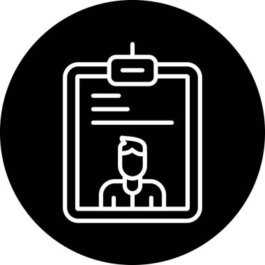 İş simgesinin vektör illüstrasyonu