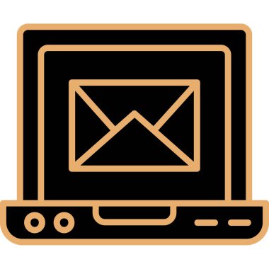 laptop simgesi modern vektör illüstrasyonu