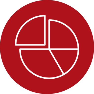 Diyagram simgesi vektör illüstrasyonu