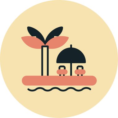 Bir bitkinin vektör illüstrasyonu