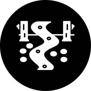 Modern b 'nin vektör illüstrasyonu eksik simgesi