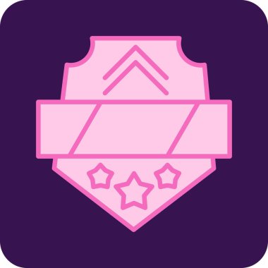 Bir yıldız simgesinin vektör illüstrasyonu