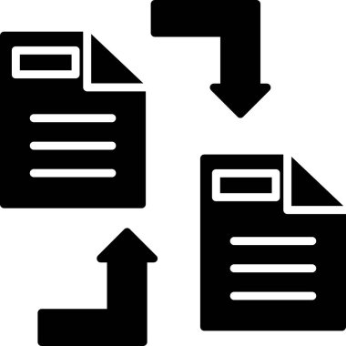 dosya simgesi, vektör illüstrasyonu
