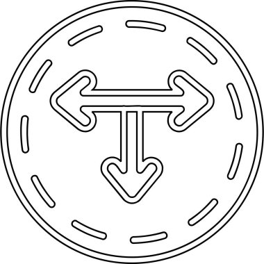 ok simgesi vektör illüstrasyonu