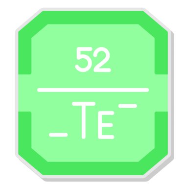 Kimyasal ağ simgesi basit tasarım