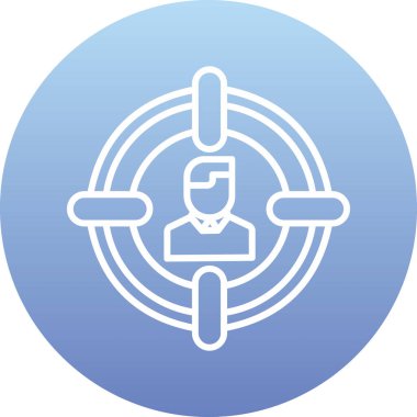 seo modern simgesinin vektör illüstrasyonu