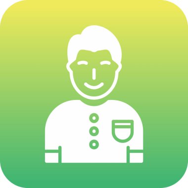 Yeşil kartı ve Aziz Patrick bayrağı olan bir adam.