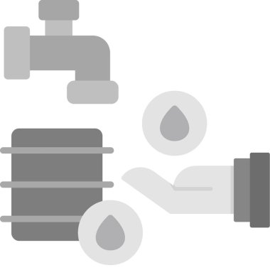 Su musluğu. Web simgesi