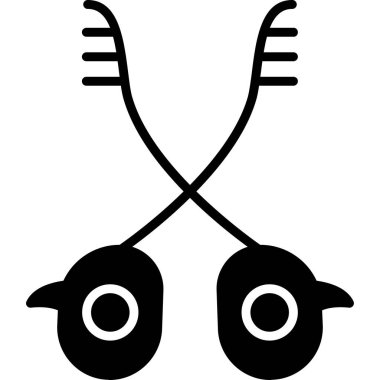 Çizgi film sevimli canavarın vektör çizimi