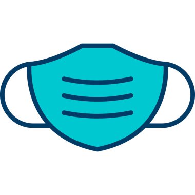 Beyaz arkaplanda izole edilmiş koruma simgesi vektörü, kalkan işareti,