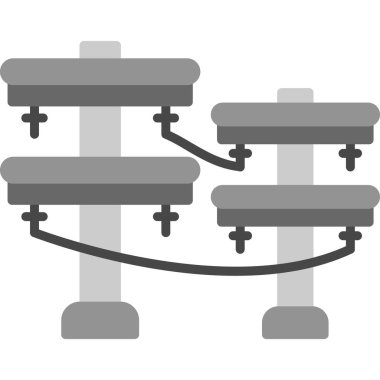 Modern simgenin vektör illüstrasyonu