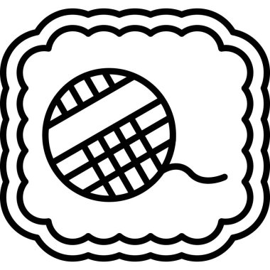 Çizgi film simgesinin vektör çizimi