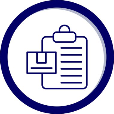 Belge. Web simgesi basit illüstrasyon