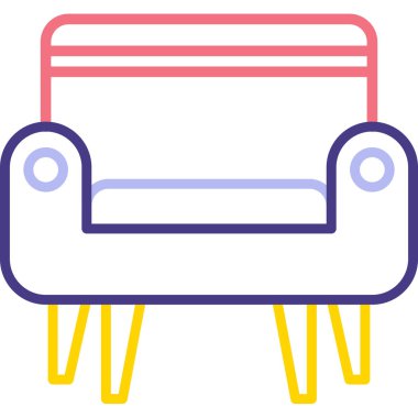 sandalye simgesi çizimi