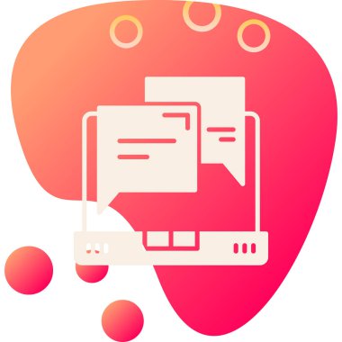 Sohbet iletisi simgesi - özet biçimi