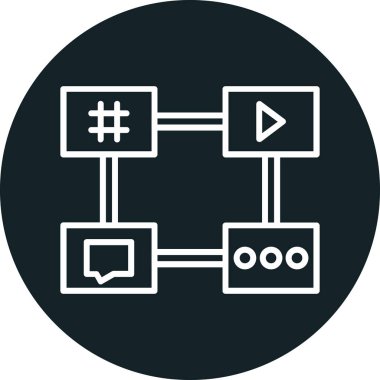 Web renk simgesi. Vektör çizim