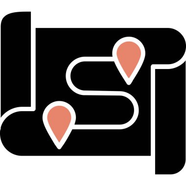 Harita iğnesi. Basit tasarım