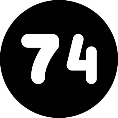 yedi numaralı simge katı biçimde