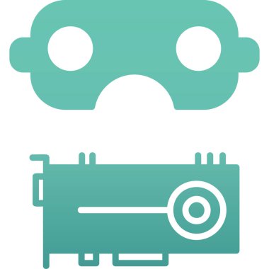 Tek bir simgenin vektör illüstrasyonu