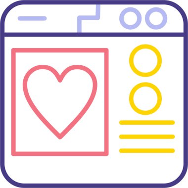 kart kalp aşk simgesi