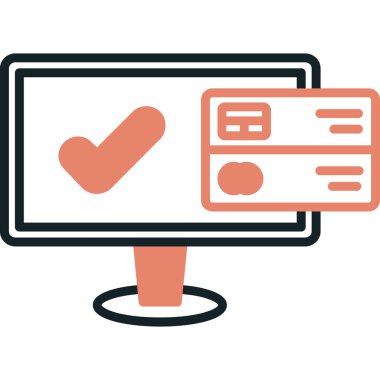 Web simgesi, dizüstü bilgisayarın vektör illüstrasyonu, İnternet işareti