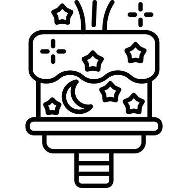 gece ay gecesi simgesi ana hatlarıyla