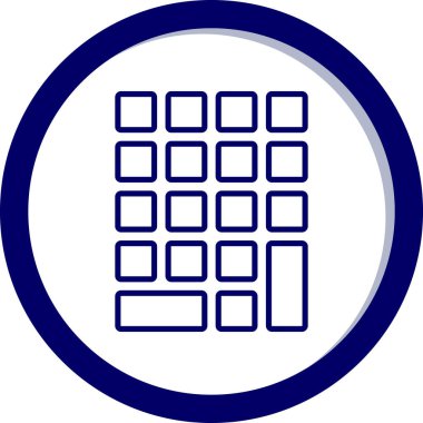 seo modern simgesinin vektör illüstrasyonu