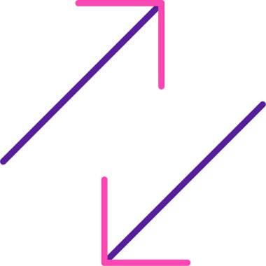 Oklar. Web simgesi basit illüstrasyon