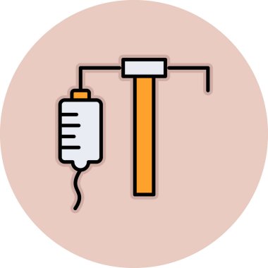 kan testi vektör simgesi modern illüstrasyon tasarımı