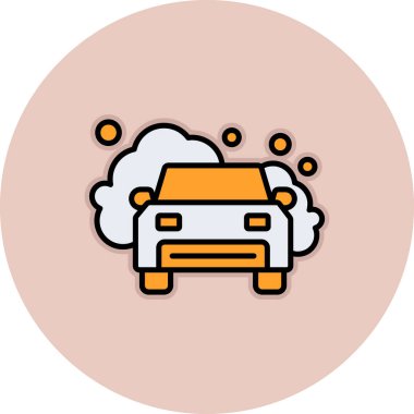 - Araba. Web simgesi basit illüstrasyon