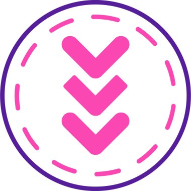 tik simgesi vektör illüstrasyonu