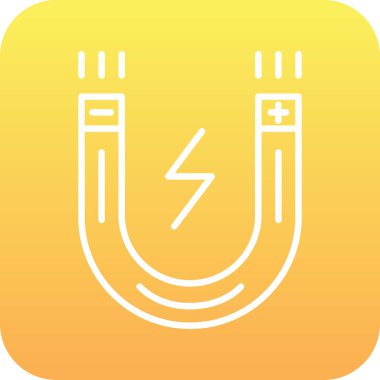 magnet icon, vector illustration