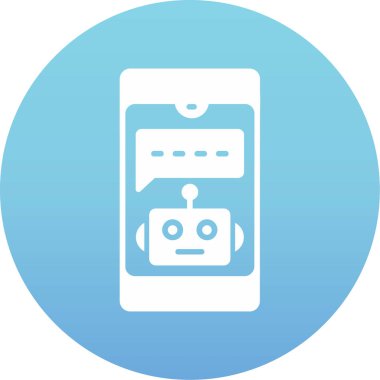 Vektör sohbet simgesi illüstrasyonu