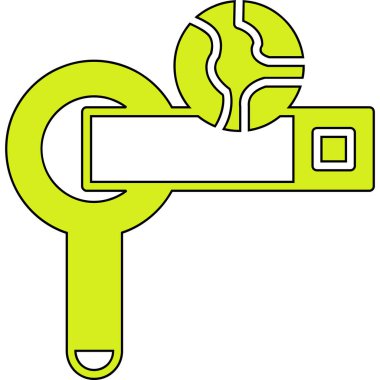 anahtar anahtar simgesi - taslak biçimi