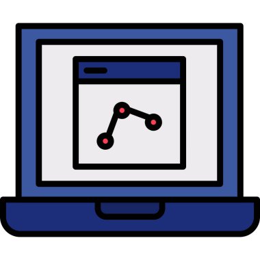 izleyici ikon vektör illüstrasyonu