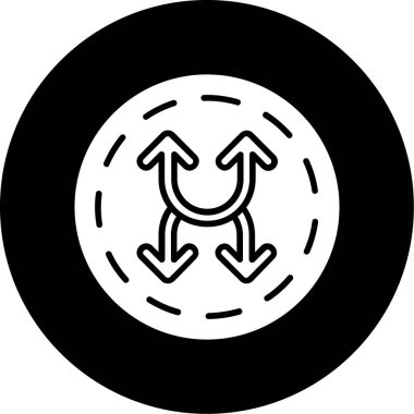 ok simgesinin vektör illüstrasyonu