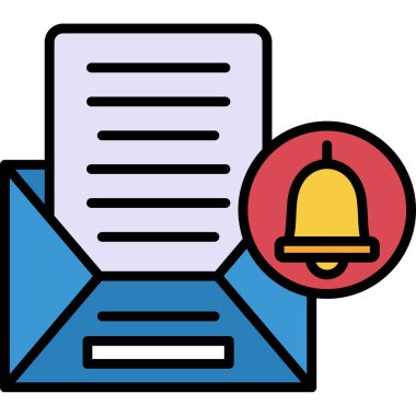 ileti harf vektörü simgesi